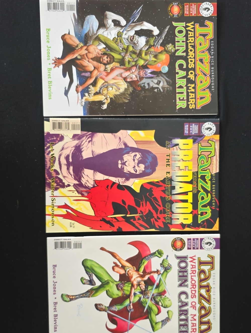 Dark Horse Tarzan Comic Books (3)